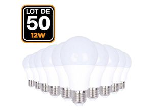 7061115940417 - Europalamp - 50 LED-Glühbirnen E27 12W Warmweiß 3000K Hohe Helligkeit