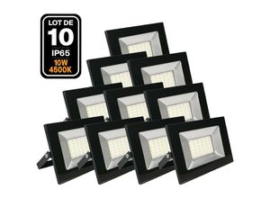 7061116500290 - Europalamp - 10 Led Fluter 10W Ipad 4000k Hohe Helligkeit