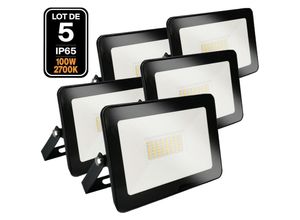 7061117599835 - Europalamp - 5 Fluter led 100W Ipad Warmweiß 3000K Hohe Helligkeit