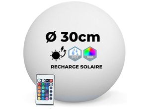 7061117731402 - Europalamp - Mehrfarbige Solar-LED-Leuchtkugel 30CM