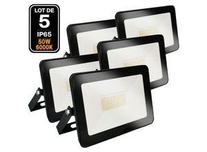 7061118102201 - Europalamp - 5 Fluter led 50W Ipad Kaltweiß 6500K Hohe Helligkeit