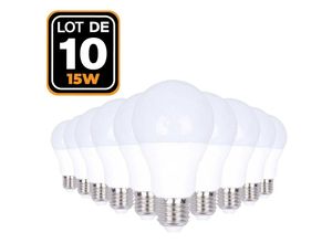 7061119087378 - Europalamp - 10 LED-Glühbirnen E27 15W Neutralweiß 4500K Hohe Helligkeit