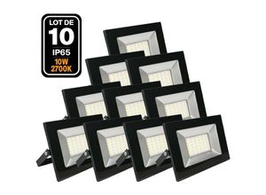 7061119117754 - Europalamp - 10 Led Fluter 10W Ipad 3000k Hohe Helligkeit