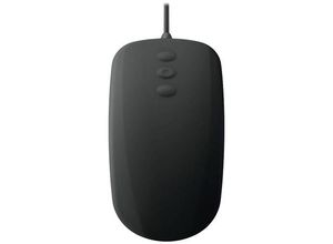 7061119126145 - CHERRY Active KEY MMS AK-PMH3 Corded Maus Kabelgebunden Infrarot Schwarz 3 Tasten 1000 dpi Silikonmembran vollversiegelt IP68 Ergonomisch Geräuscharme