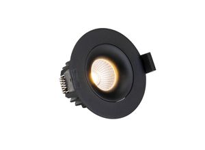 7070938069908 - The Light Group SLC OnePro LED-Einbau-Downlight schwarz 3000 K