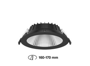 7070938071642 - SLC Shift LED-Einbaustrahler Ø 19cm CCT schwarz