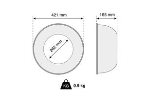 7070938071765 - SLC Force PC-Diffusor klar