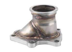 7093105567564 - Jeffergarden 5-Loch-Turbo-Downpipe-Flansch-V-Band-Konvertierungsadapter passend für Subaru Forester XT-Modelle 2004–2008