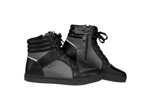 7101124694038 - Motorradschuhe Rusty Stitches Joey Schwarz-Grau