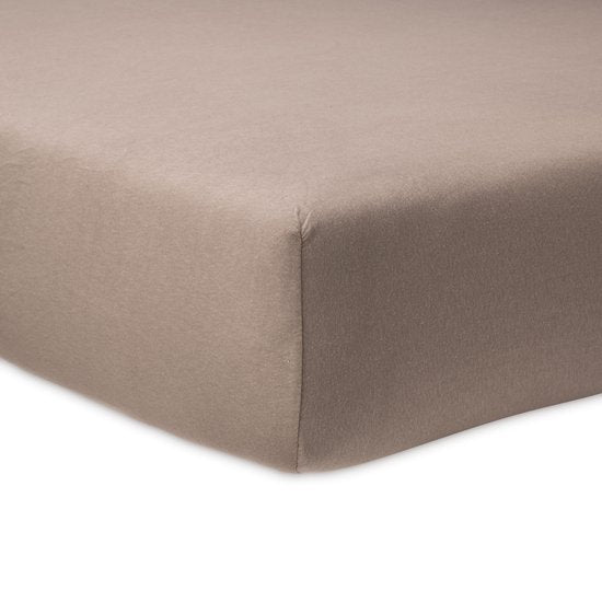 7109618879275 - - Spannbetttuch 100% Baumwolle - Jersey stretch - Taupe - 140x200 7109618879275 - - Spannbetttuch 100% Baumwolle - Jersey stretch - Taupe - 140x200