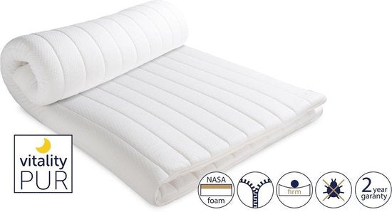 7109619292202 - - Memory Foam Topper 5cm - Doppelmatratzenauflage - 140x200 - inkl Gratis Kopfkissen 7109619292202 - - Memory Foam Topper 5cm - Doppelmatratzenauflage - 140x200 - inkl Gratis Kopfkissen