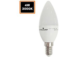 7110937674564 - Europalamp - Ampoule led flamme E14 4W 3000K Haute Luminosité