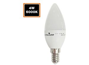 7110937674571 - Europalamp - Ampoule led flamme E14 4W 6000K Haute Luminosité