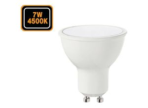 7141143768709 - Europalamp - Ampoule GU10 7W eq 50W Blanc Naturel 4500k Haute Luminosité