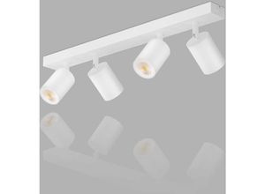 7157488207100 - Led Deckenleuchte Deckenstrahler GU10 Deckenlampe Spots 350°Schwenkbar Deckenspots Modern Flurlampe Industrial Wandstrahler für Wohnzimmer