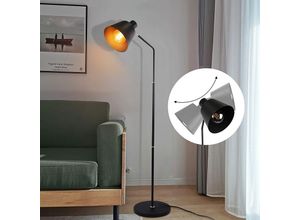 7280472781512 - ZMH Stehlampe retro Stehleuchte E27 max40w industrial standleuchte 166cm deko vintage standlampe für Wohnzimmer Schlafzimmer Kinderzimmer