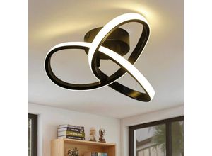 7280472791276 - Led Deckenlampe Deckenleuchte - Schlafzimmerlampe Modern mit Fernbedienung Wohnzimmerlampe - Geometrie Design Lampe für Wohnzimmer Schlafzimmer Küche