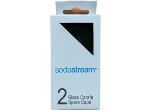 7290012461576 - SodaStream 2 Deckel Caps Ersatzverschluss für Glaskaraffe Penguin + Crystal Schwarz