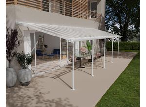 7290103122645 - Canopia Terrassenüberdachung Feria 971 x 294 cm weiß