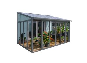 7290108132588 - Palram - Canopia SanRemo 3x425 Wintergarten anthrazit in cm 295x425x212 (LxBxH)