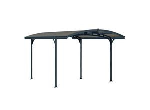 7290108132687 - Palram-canopia - Palram-Canopia Metall Carport Atlas 5000 mit Kuppeldach 495 x 288 x 2425 cm anthrazit