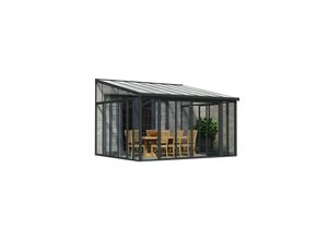 7290108133516 - Palram-canopia - Canopia SanRemo Alu Wintergarten Polycarbonat 4X44 m Anthrazit