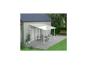 7290108133998 - Palram - Canopia Olympia Terrassenüberdachung weiß B 425 x H 210 305 cm x T 295 cm