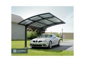 7290108137156 - Canopia Doppel Carport Arizona Breeze 495 x 578 cm anthrazit