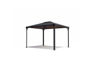 7290108137910 - Palram Canopia Martinique Gartenpavillon anthrazit bronze 360x296x275 in cm (LxBxH)