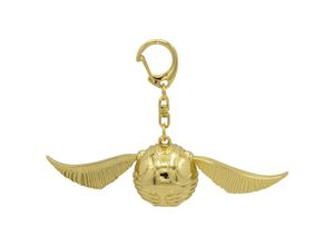 7290112471703 - - Harry Potter 3D Schlüsselan- hänger Goldener Schnatz goldfarben aus Metall in Geschenkverpackung