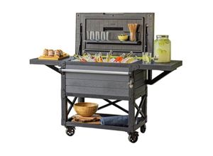 7290112636171 - Terrassenkühler und Getränkewagen Unity Patio Cooler anthrazit - Keter 7290112636171 - Terrassenkühler und Getränkewagen Unity Patio Cooler anthrazit - Keter