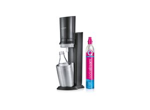 7290116742380 - SodaStream Crystal 30 Titan Wassersprudler mit QC CO2-Zylinder und 1x Glaskaraffe