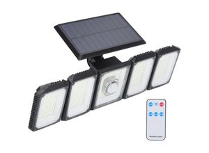 7295824510412 - Außen-Solarlampe Außen-Solarleuchte mit Bewegungsmelder 300 led IP65 wasserdichter Außen-Solar-Flutlicht - Ejlife