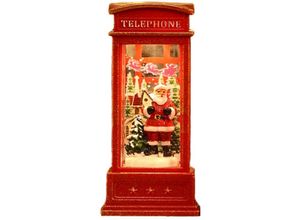 7295824518630 - Ejlife - Schneekugel-Laterne für Telefonzellen Weihnachtslichtornament für Bar ktv Weihnachtsmann-Dekoration