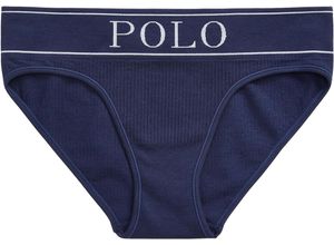 7297624129450 - POLO RALPH LAUREN Seamless Rib Jazzpants Logo-Bund für Damen blau M
