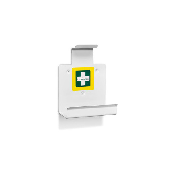 7310610010584 - Cederroth Wandhalterung für First Aid Kit DIN 13157 Robuste stabile Wandhalterung aus Blech Maße (B x H x T) 215 x 29 x 13 cm