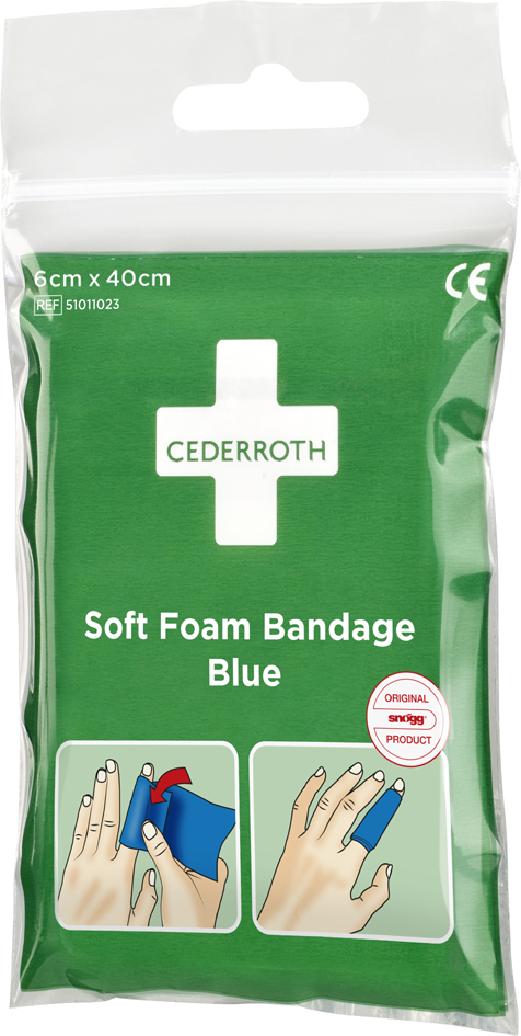 7310610028022 - CEDERROTH Pflaster Soft Foam Bandage blau