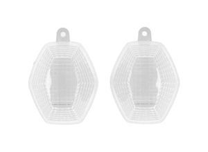 7310814417318 - Jeffergarden Links Rechts Vorne Blinker Licht Anzeige Lampe Objektiv Gehäuse Abdeckung Ersatz für Suzuki dl 1000 V-Strom 2006-2012 Weiß