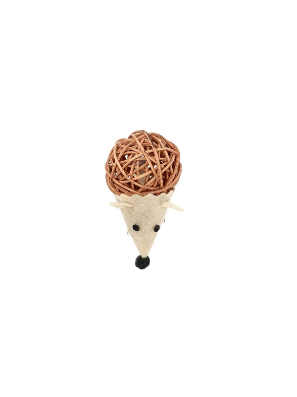 7312133313876 - Toy Natural mouse willow