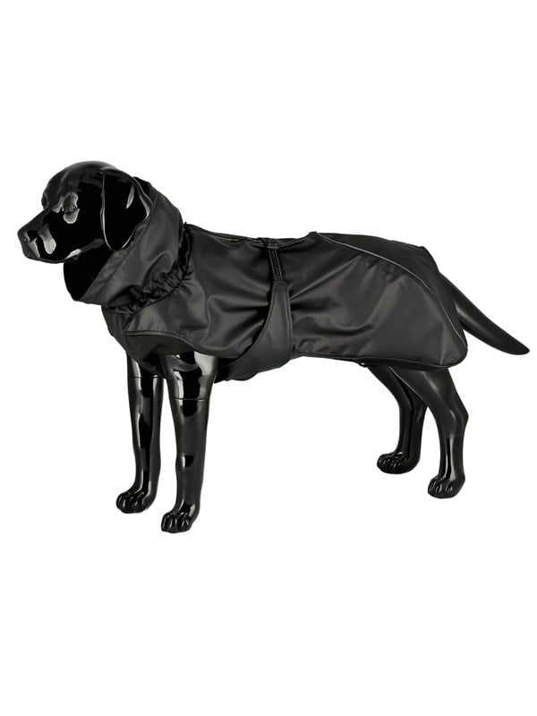 7312137570947 - Dog Raincoat Aqua Black 30cm