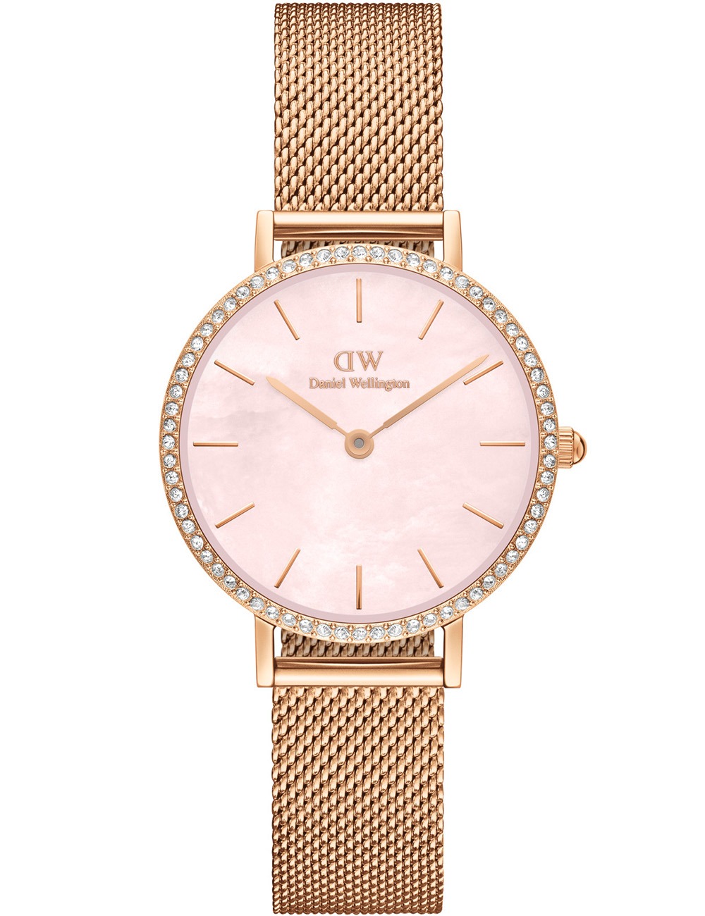 7315030053562 - DW00100663 Damenuhr Petite Lumine Bezel Melrose Pink 28mm 3ATM
