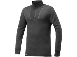 7317430020229 - Zip Turtleneck 200 Rollkragenhemd   Merino Shirt langarm Grey Gr m - Grey - Woolpower