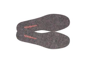 7317430029215 - Felt Insoles recycled   Schuheinlagen grey Gr 36-37 - Grau - Woolpower