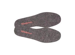 7317430029239 - Felt Insoles recycled   Schuheinlagen grey Gr 40-41 - Grau - Woolpower