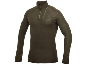 7317430037999 - Zip Turtleneck Lite Rollkragenhemd  Merino Shirt Langarm pine green Gr l - Grey - Woolpower