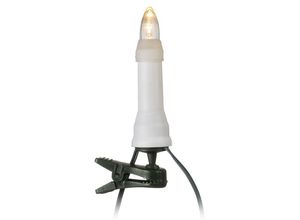 7318301013029 - LED-Christbaumkerzen KONSTSMIDE Weihnachtsdeko aussen Christbaumschmuck Lichterketten Gr Dioden 16 St Kabellänge 5 m x Gesamtlänge 17 m weiß Weihnachtsbaumbeleuchtung Topbirnen One String 16 warm weiße Dioden