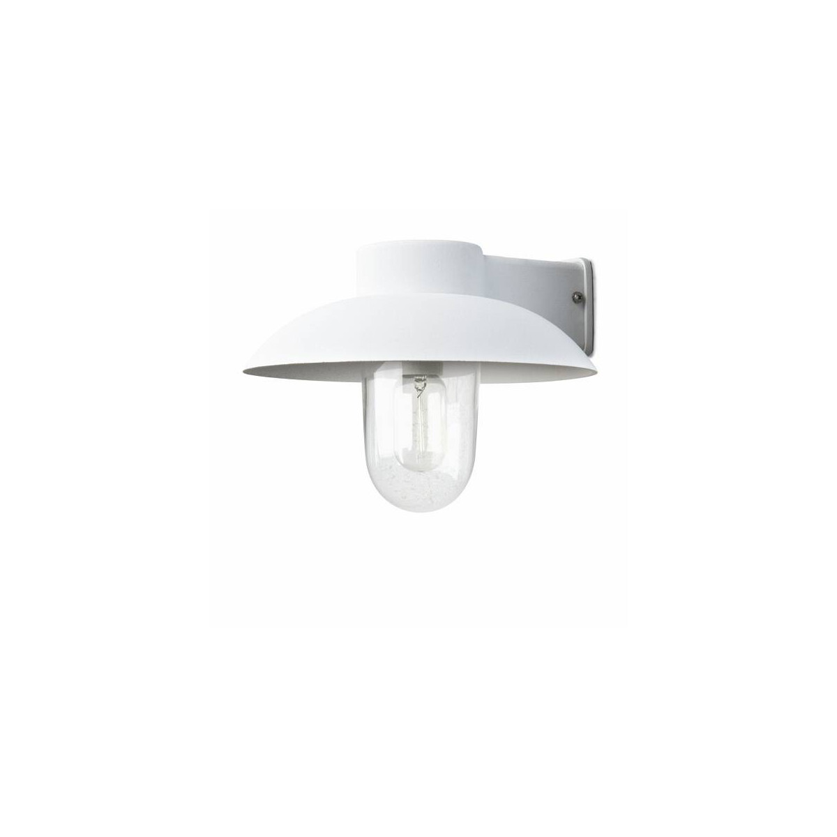 7318304152503 - Konstsmide Lighting - Konstsmide Mani Outdoor Classic Dome Wandleuchte Mattweiß Max Watt 1x 60 E27 IP44