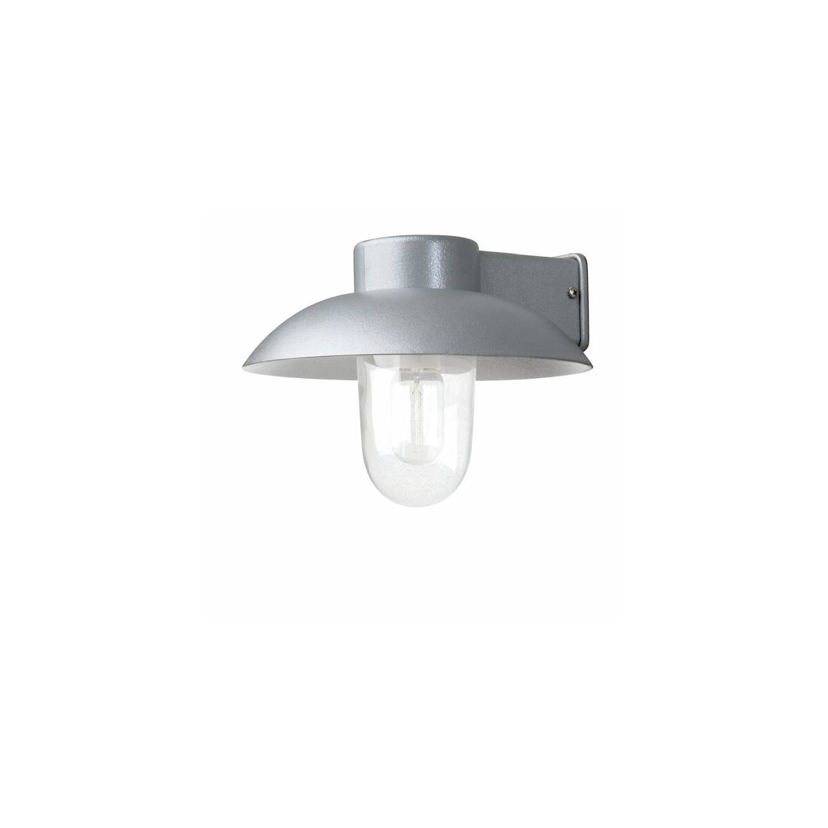 7318304153104 - Konstsmide Lighting - Konstsmide Mani Outdoor Classic Dome Wall Light Grey Max Watt 1x 60 E27 IP44