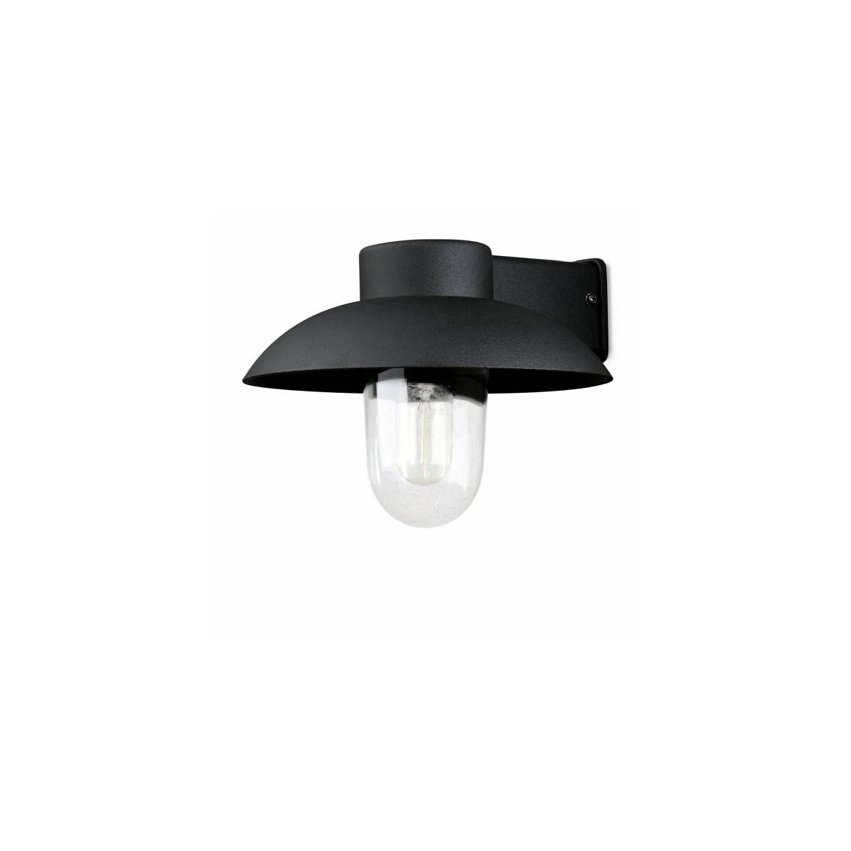 7318304157508 - Konstsmide Lighting - Konstsmide Mani Outdoor Classic Dome Wandleuchte Mattschwarz Max Watt 1x 60 E27 IP44