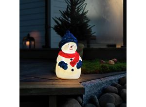 7318304249005 - LED Dekofigur KONSTSMIDE Kunststoffschneemann Weihnachtsdeko aussen Lampen Gr Höhe 38 cm 1 St weiß Dekofiguren 4 warm weiße Dioden